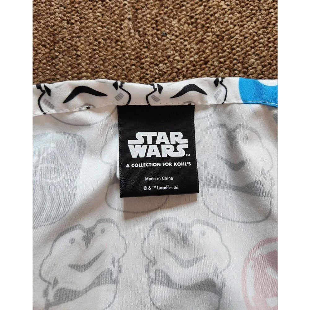 Kohls Star Wars Twin Sheet & Double Sided Pillow Cases, Light & Dark Side